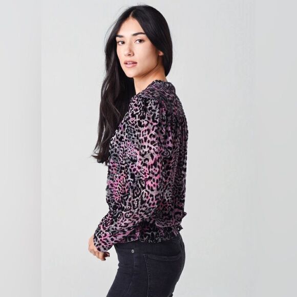 Zadig & Voltaire Tori Velours Devore Tunic. NWT. Small - Picture 2 of 10